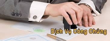 DỊCH VỤ CÔNG CHỨNG