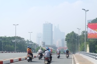 TP HCM trong sương mù chứa nhiều bụi bẩn 